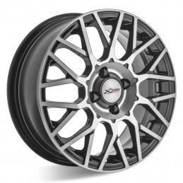 X`trike X-132 6x15 PCD4x100 ET46 DIA 54.1  BK/FP